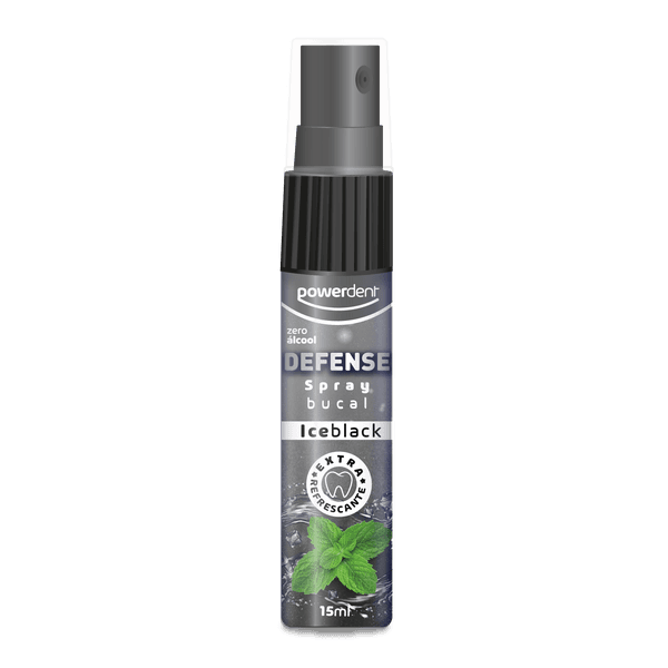 Spray Bucal Powerdent Defense Ice Black