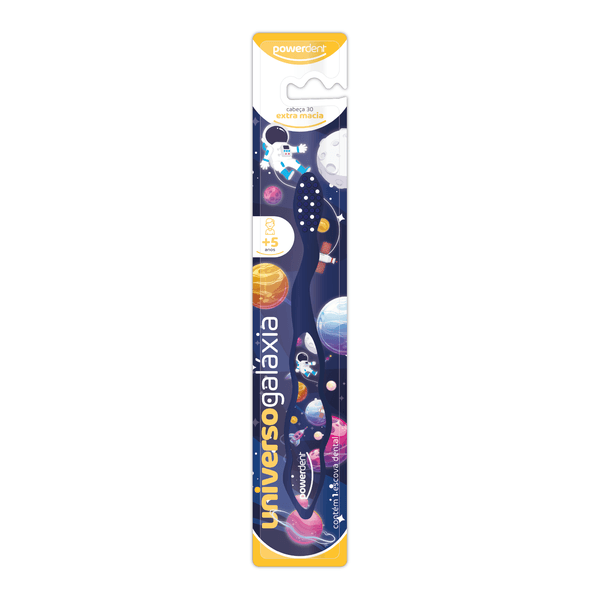 Escova de Dentes Powerdent Infantil Universo Galáxia