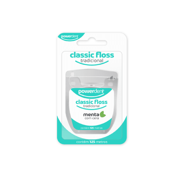 Fio Dental Powerdent ClassicFloss Tradicional 125m