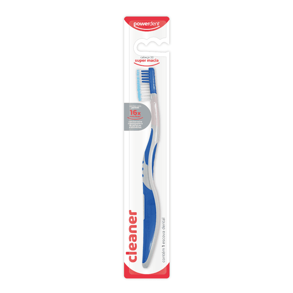Escova de Dentes Powerdent Cleaner Macia