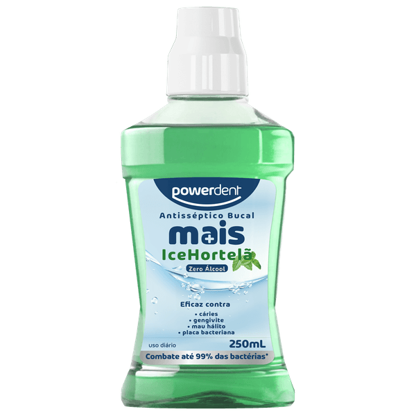 ANTISSEPTICO BUCAL ZERO ALCOOL MAIS ICE HORTELA 250ml