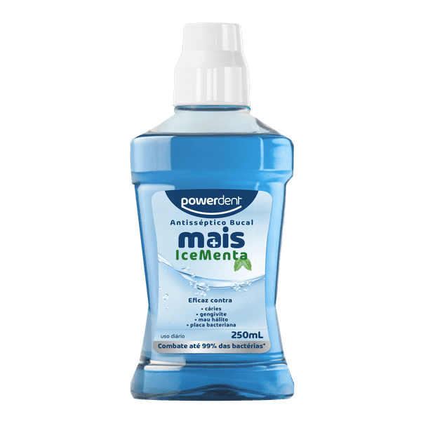 ANTISSEPTICO BUCAL COM ALCOOL MAIS ICE MENTA 250ml