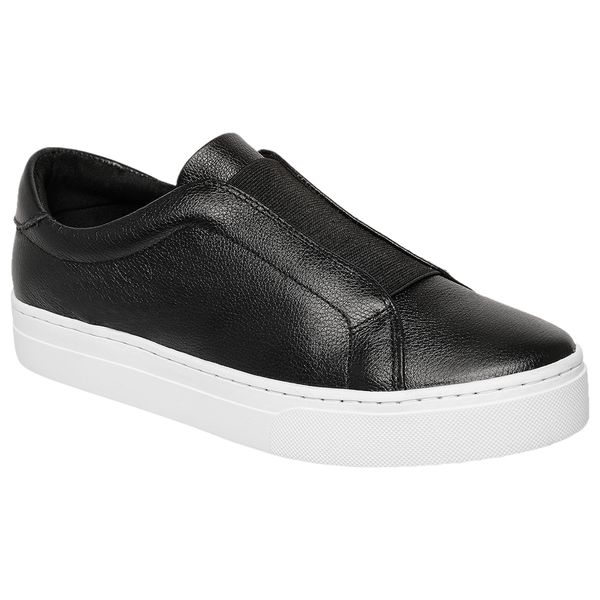 Tênis Slip On Couro Premium Plume Whisky 1002