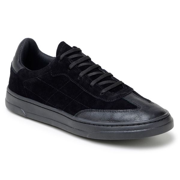 Tênis Casual Couro Premium Camurça Verde Militar 7705 