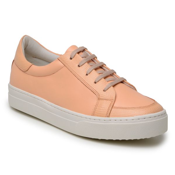 Tênis Casual Couro Paris Crema Iguana 20211