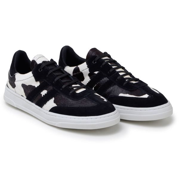 Tênis Couro Premium Couro Animal Print Pelo 2042