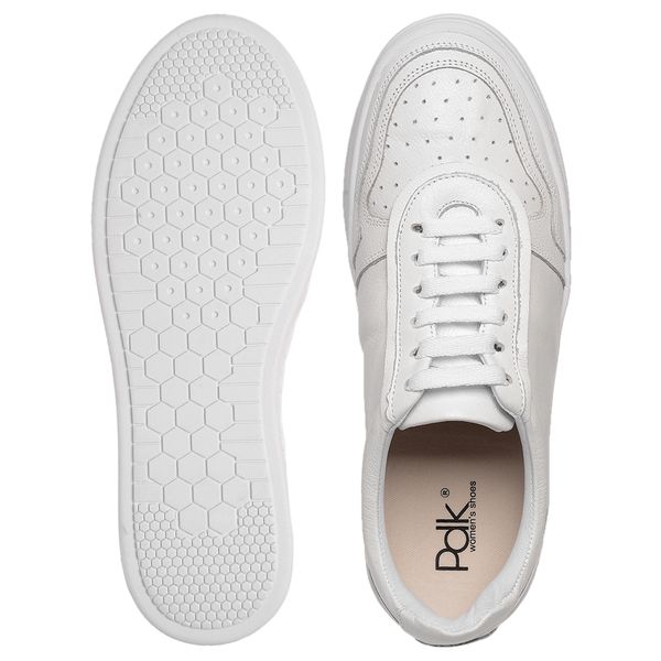 Tênis Casual Couro Premium Branco Off White 2030