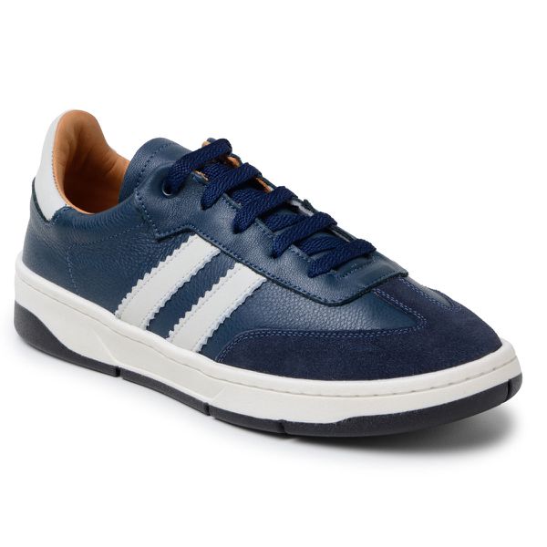 Tênis Casual Couro Premium Paris Off White Glace 2042