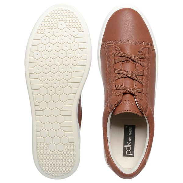 Tênis Slip On Couro Premium Plume 2229