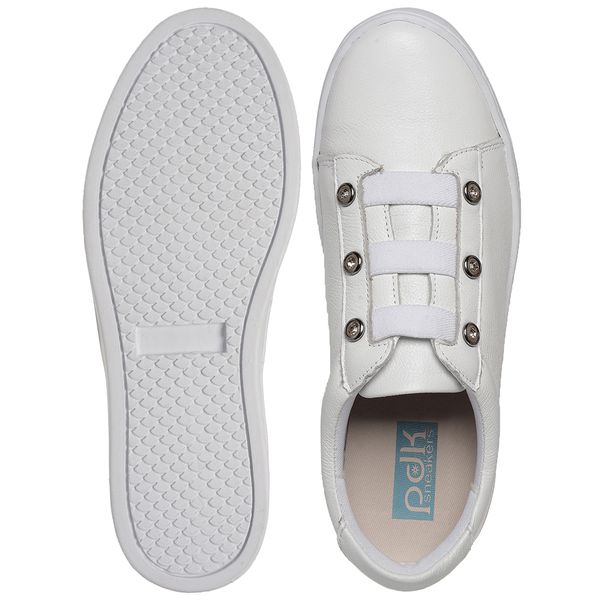 Tênis Slip On Couro Premium Fly Branco 2230