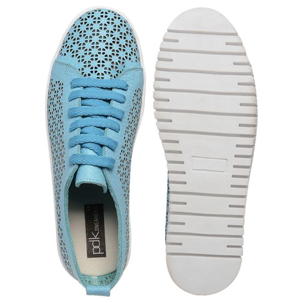 Tênis Casual Couro Premium Fenix Azul 3040