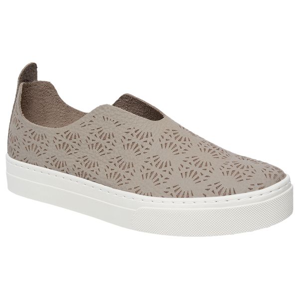 Tênis Slip On Couro Premium Floater Fenix Taupe 507