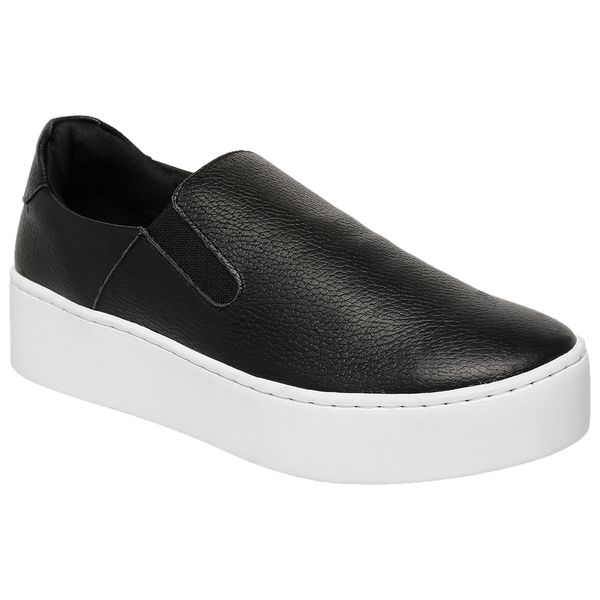 Tênis Feminino Couro Premium Fly Preto 510