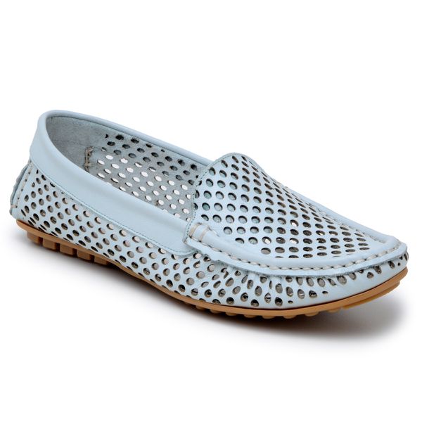 Mocassim Couro Premium Plume Sky Laser 8065