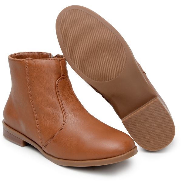 Bota Cano Baixo Couro Legitimo Premium Plume Whisk 9999