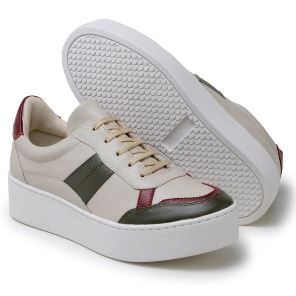 Tênis Casual Couro Premium Fly Off White 2009