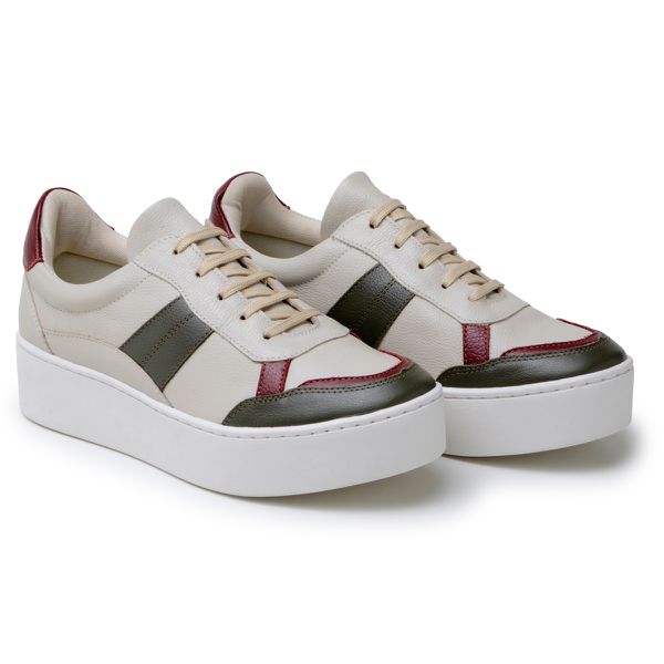 Tênis Casual Couro Premium Fly Off White 2009
