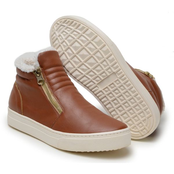 Bota Couro Premium Paris Caramelo 2095