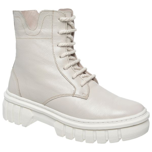 Bota Couro Premium Floater Off White 2098