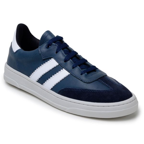 Tênis Casual Couro Premium Paris Branco 2042