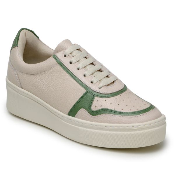 Tênis Casual Couro Premium Branco Off White 2030