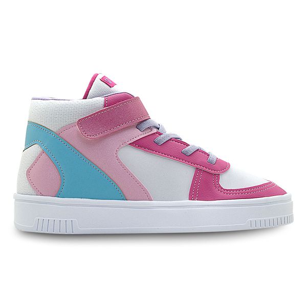 Tênis Infantojuvenil Menina Fly Pink/Branco | Vitz