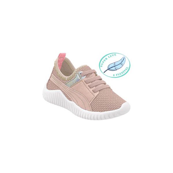 Tênis Skechers Go Run Cinza/Rosa - Feirão dos Calçados