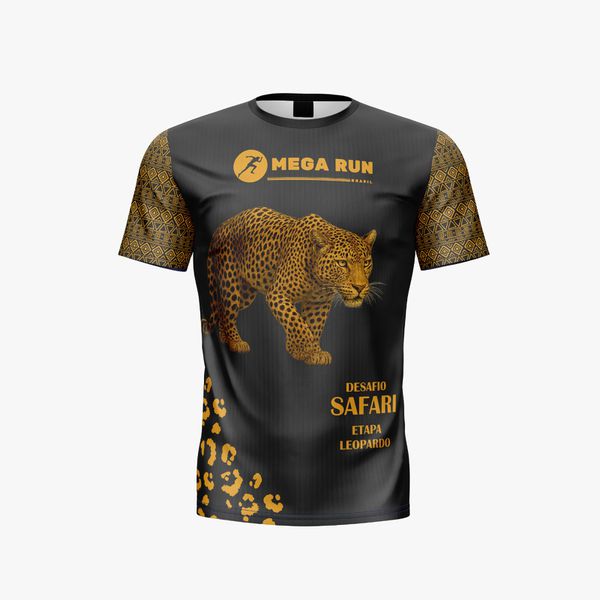 CAMISETA RUN SAFARI- LEOPARDO