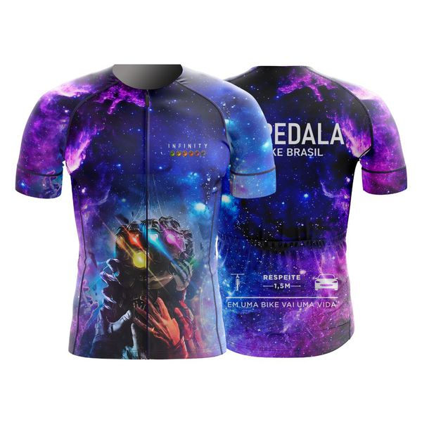 CAMISETA BIKE - THANOS (MODELO AZUL) 