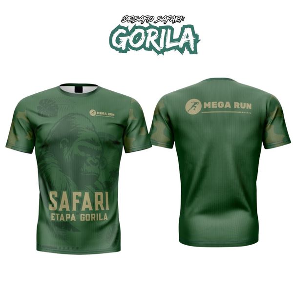 CAMISETA RUN SAFARI- GORILA