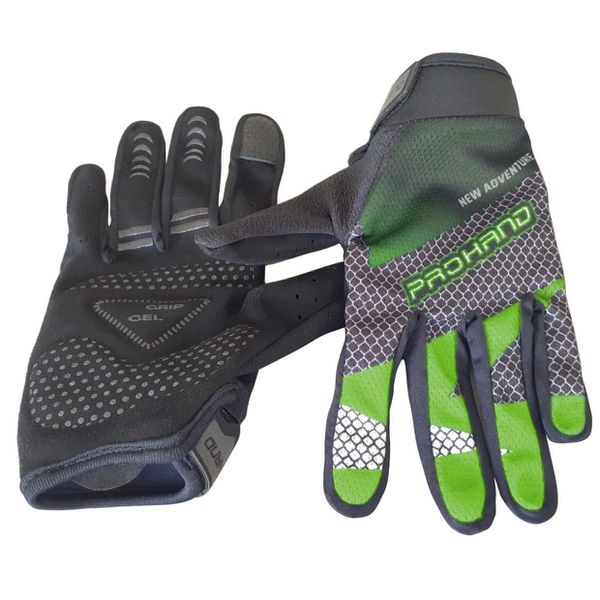 Luva Pro Hand Dedo Longo WXP600 Preto/Verde