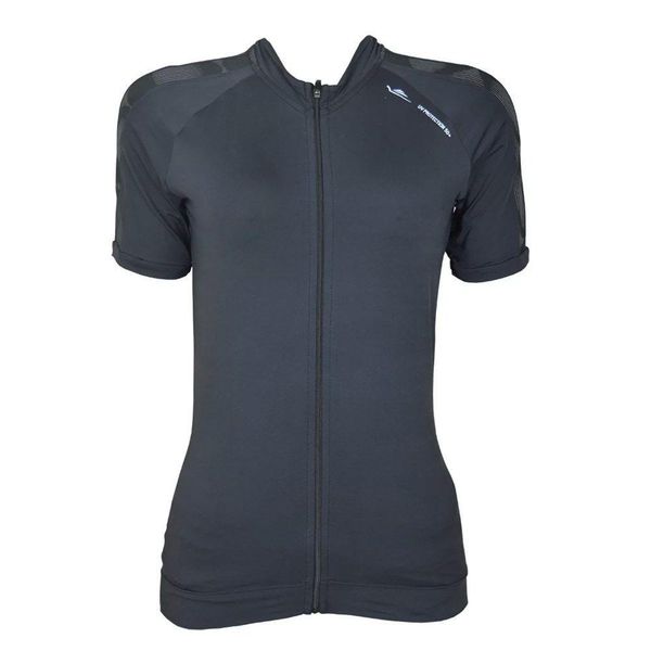 Camisa Elite Especial Feminino Manga Curta Preto Refletivo 125946