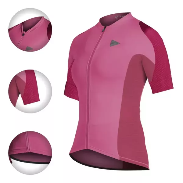 Camisa Sol Training Feminino Manga Curta Rosa