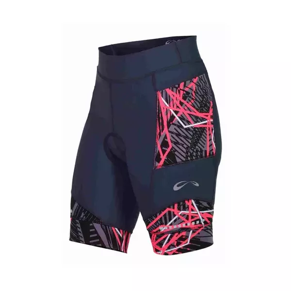 Bermuda Sol Matrix Feminino Preto e Rosa