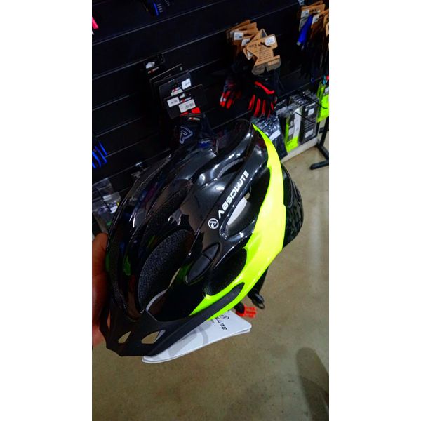 CAPACETE ABSOLUTE NERO PTO/AMAR. NEON, M