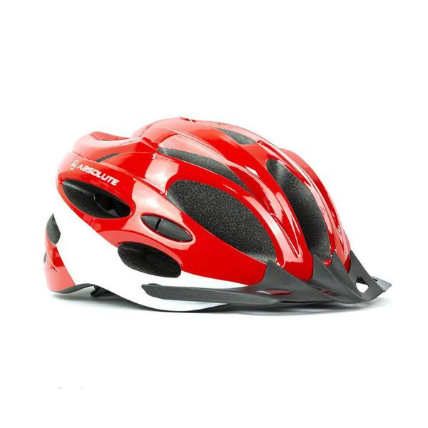 CAPACETE ABSOLUTE NERO BCO/VERM, M
