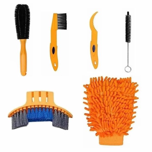 Kit De Limpeza De Bicicleta 6 Peças JWS