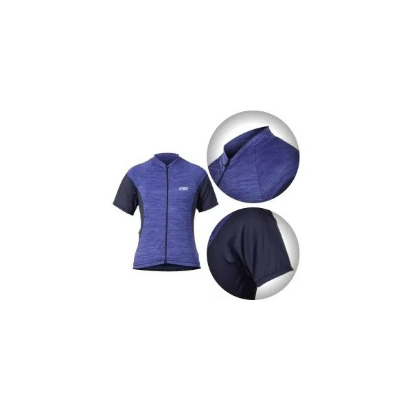 Camisa Sol New Blend Feminino Manga Curta Azul/Marinho