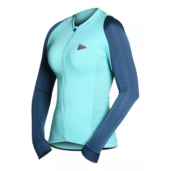 Camisa Sol Training Feminino Manga Longa Verde