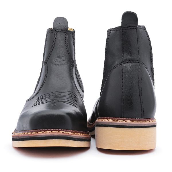 Bota country masculina on sale preta