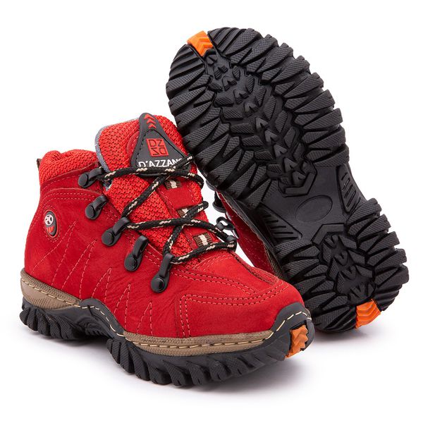 T nis Adventure Vermelho P DE COURO