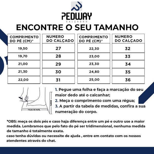 Do Pé Infantil NumeraÃ§Ã£o De Tenis Em Cm Os CalÃ§ados