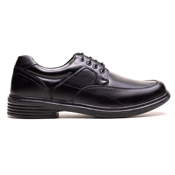 Sapato Masculino Ultra Comfort em Couro Preto