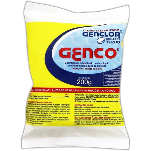 Pastilha Genclor 200g