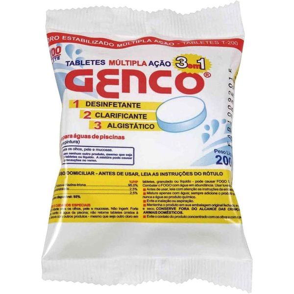 Pastilha Multipla Ação 3 Em 1 200g
