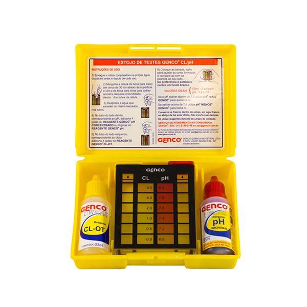 Kit Analise de Ph e Cloro