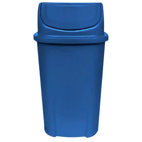 Lixeira Basculante 60L Azul