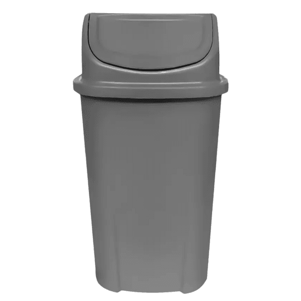 Lixeira Basculante 60L Cinza