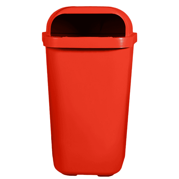 Lixeira Papeleiro 50L Vermelho