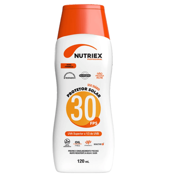  Protetor Solar Fps 30 Nutriex Profissional Frasco 120ml